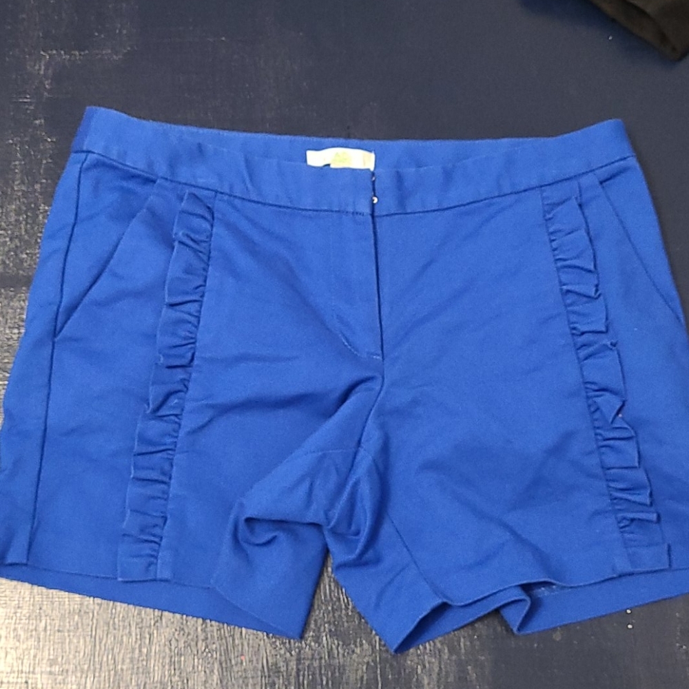 Jade sz 2 royal blue ruffle shorts